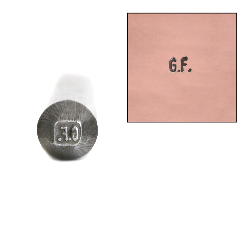 Metal Stamping Tools "G.F." (Gold Filled Symbol) Metal Design Stamp